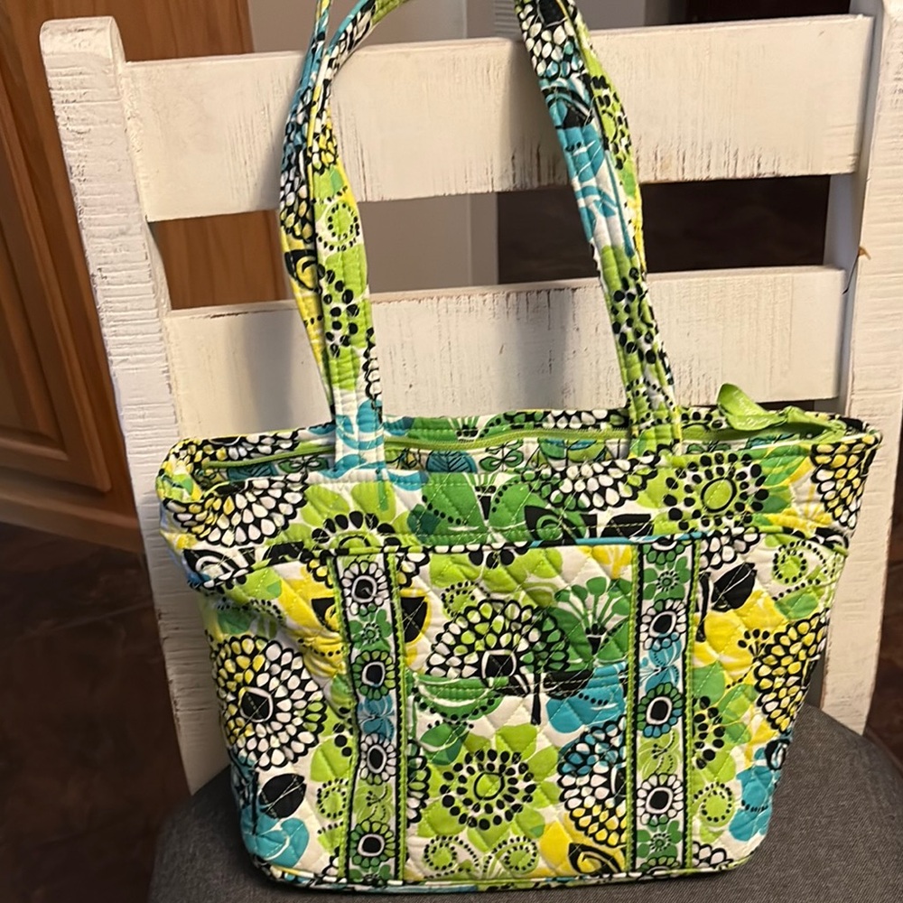 Vera Bradley Lime it up small tote bag